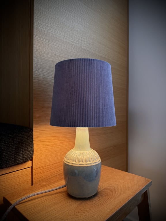 Upcycled vintage bordlampe - Søholm Keramik billede 5