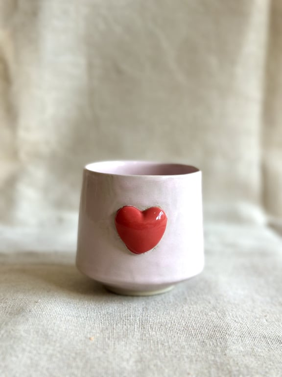 Pre-order Karo hjertekop, pink