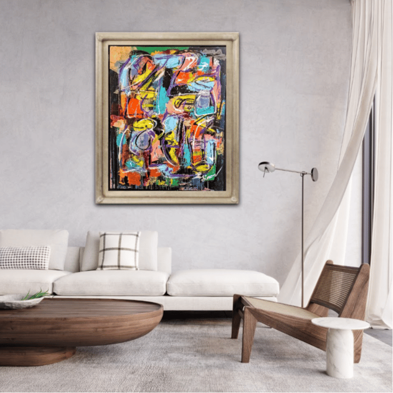 #1215  80X100 cm SOLD billede 4