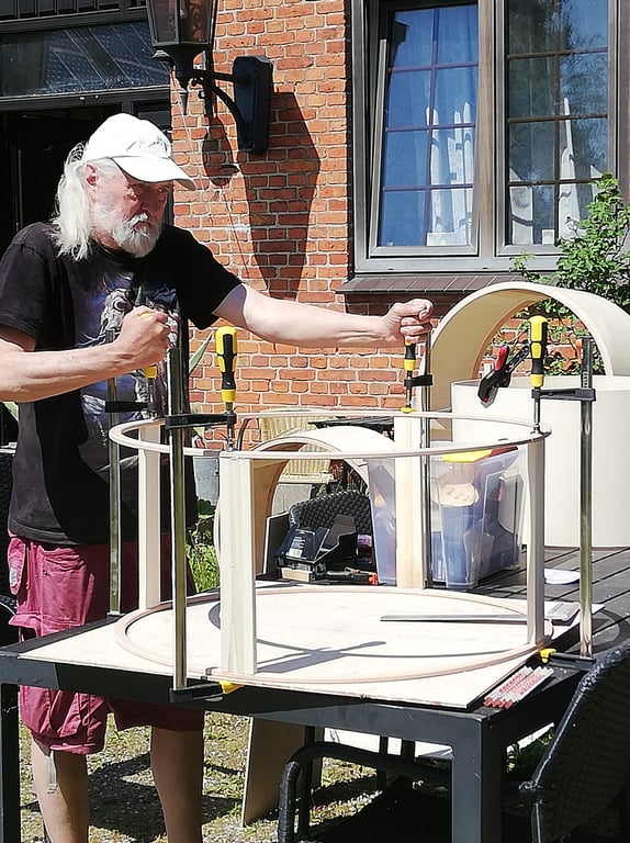 Reparation af tromme billede 4