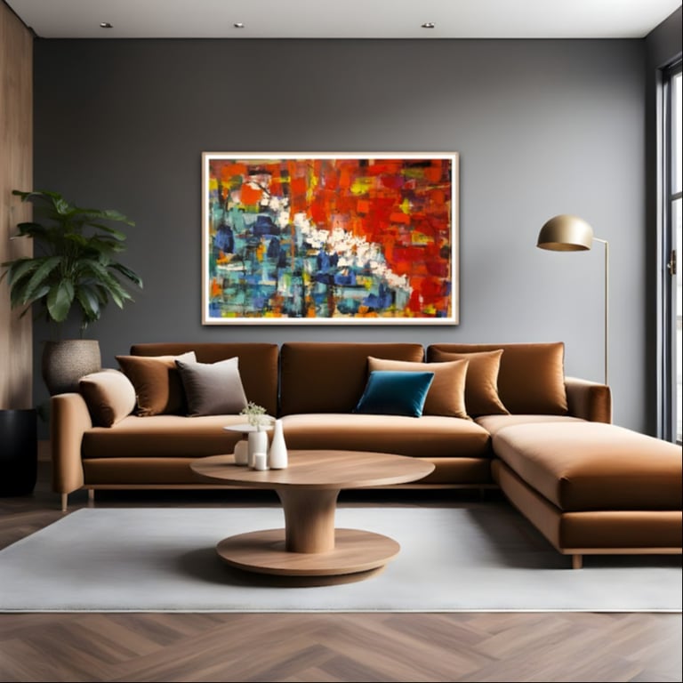 #1177 Maleri 100X150cm SOLD