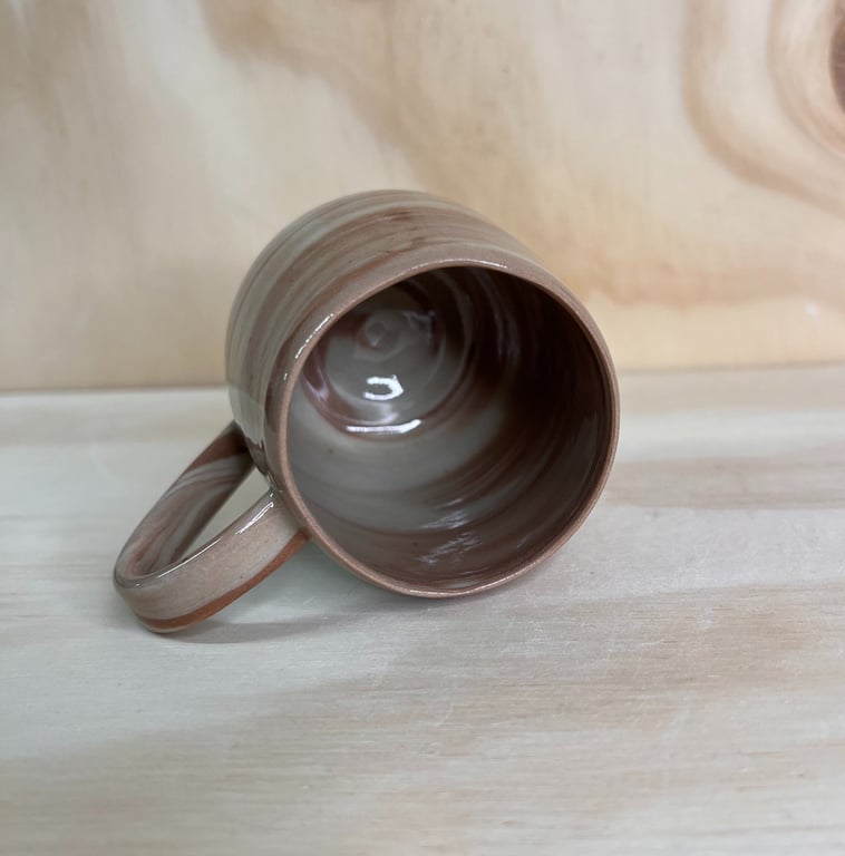 Brun swirl-kop  billede 4