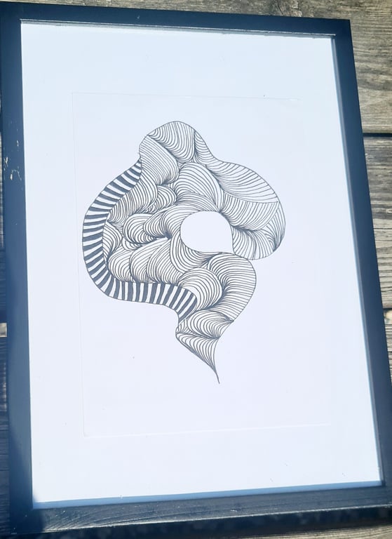 Tegning med doudle mønstre 1. 