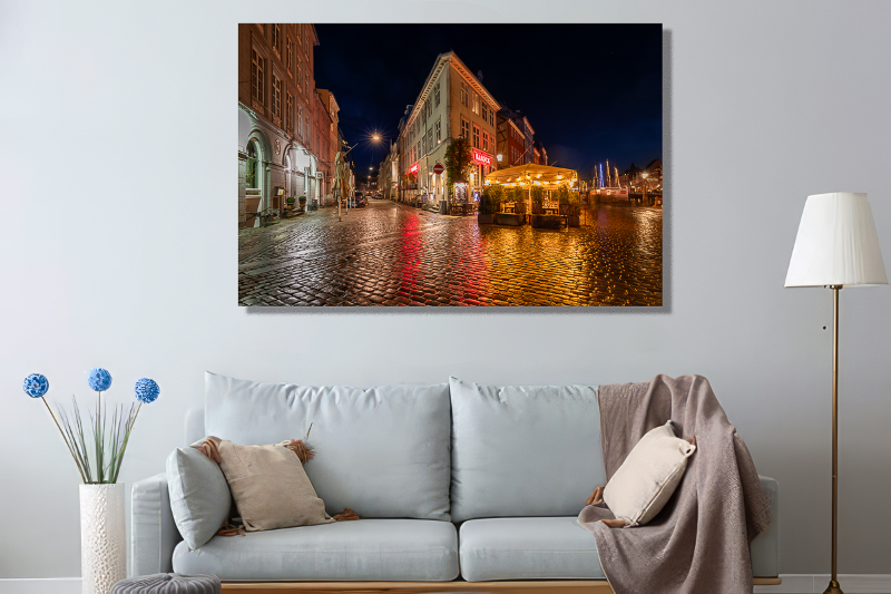 Nyhavn en smuk aften under lysfestivalen CPH billede 2
