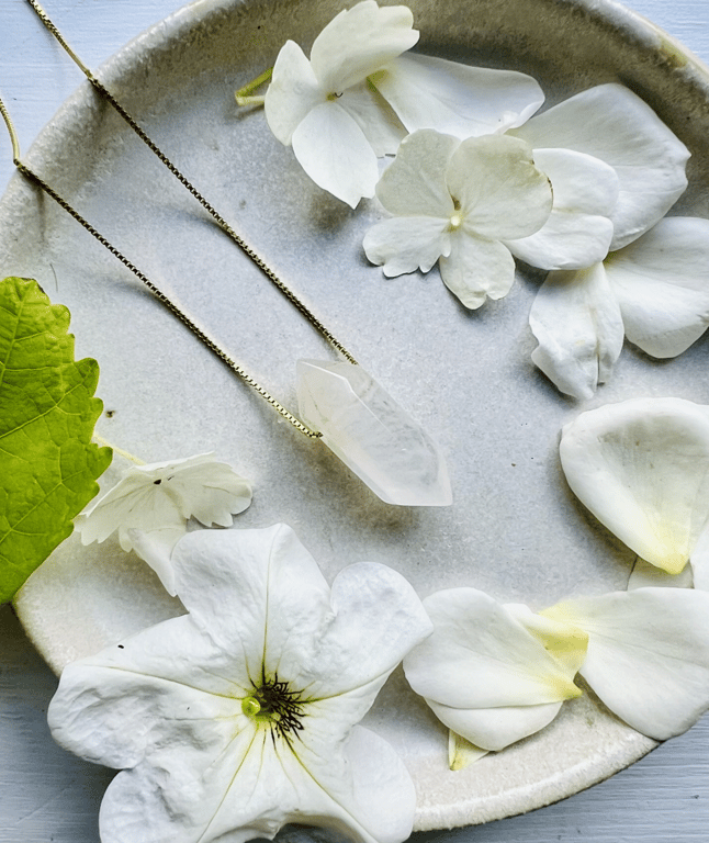 Unika halskæde med Bjergkrystal 