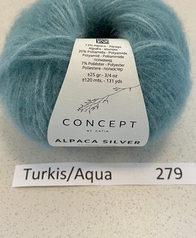Garn: Alpaca Silver: Alpakka med diskret glimmer  (22)