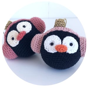 Pingvin Julekugle – produktbillede