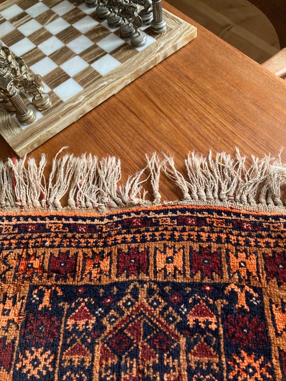 Håndknyttet dørmåtte  (3)