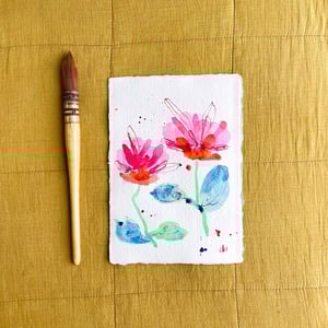 Pink single blomst #2 – produktbillede