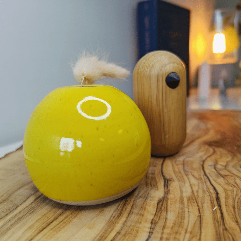 Gul mini vase  billede 3