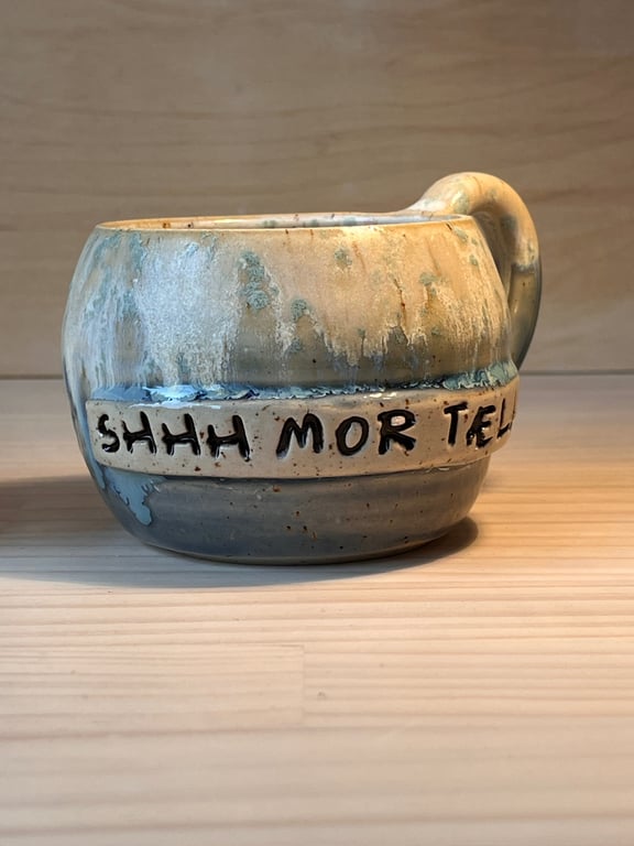 Shhh mor tæller krus, 400 ml. H: 7,5 cm