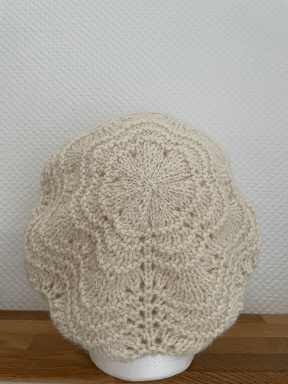 Printet opskrift: Storebælt Baskerhue/Baret (voksen) billede 3