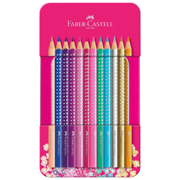 Faber Castell farveblyanter 12 stk. med navn