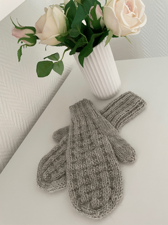 Digital opskrift: Herrelækker Luffer STRUKTUR  (voksen) billede 3