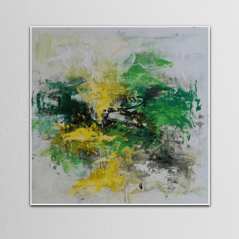 WILD N' GREEN (100x100) billede 5