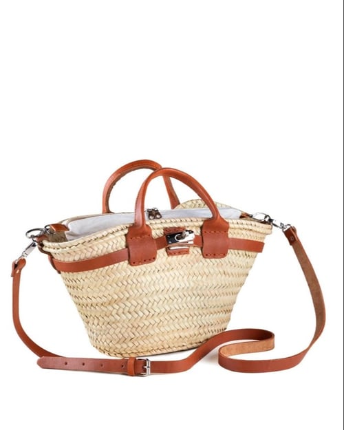 Palme Taske med læder/metallukning