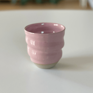 Kop, Cortado - spiraldrejet, lyserød – produktbillede