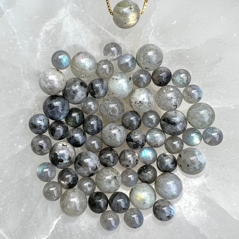 Labradorit- vedhæng