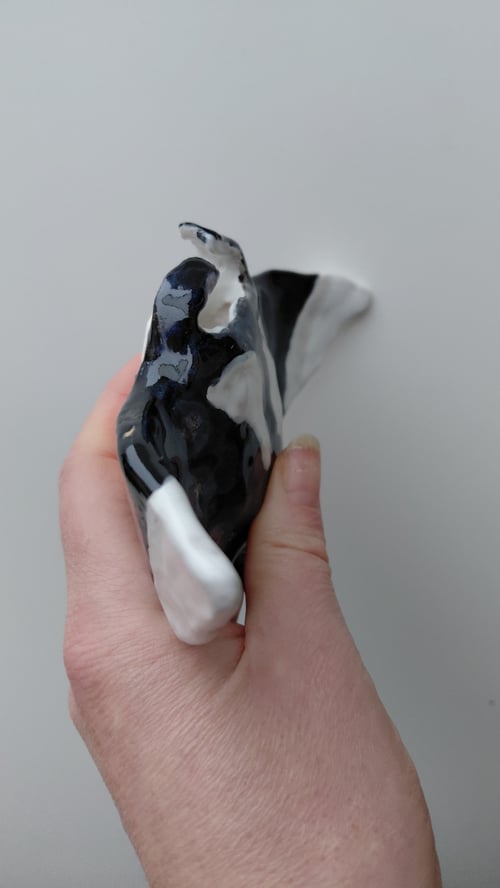 væghængt Mantaray, sort med effekt (5)