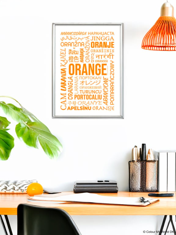 Farven orange billede 4
