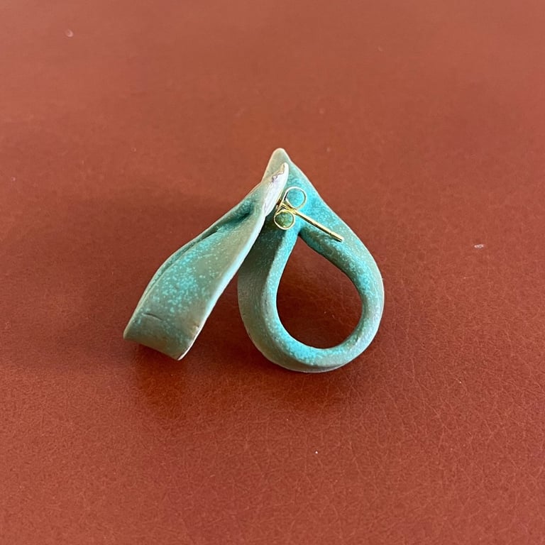 Grønne øreringe billede 7