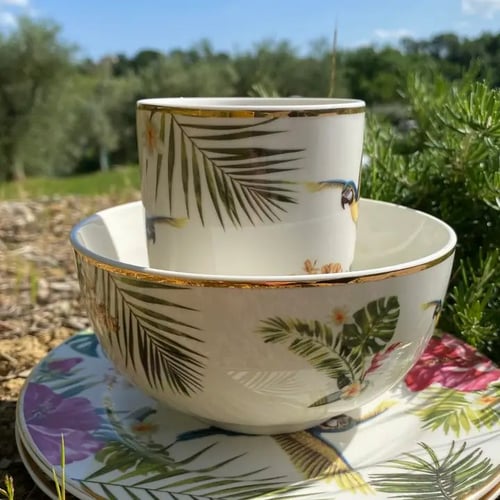 Bordo Oro “Tropici” Skål (5)