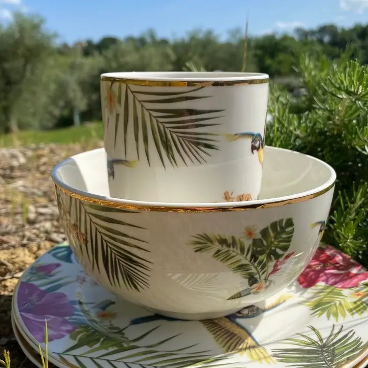 Bordo Oro “Tropici” Skål (5)