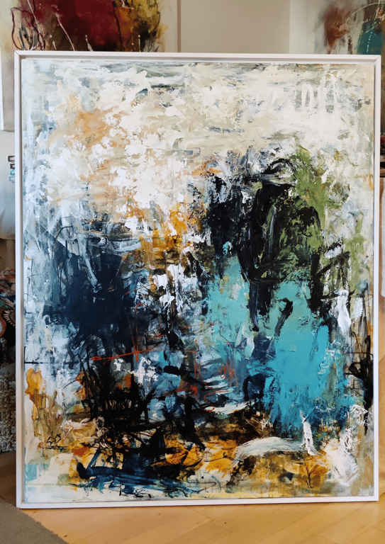 THE SKY IS MY LIMIT (80x100) billede 4
