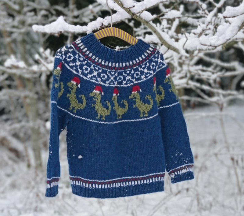 Juledino Sweater  billede 3