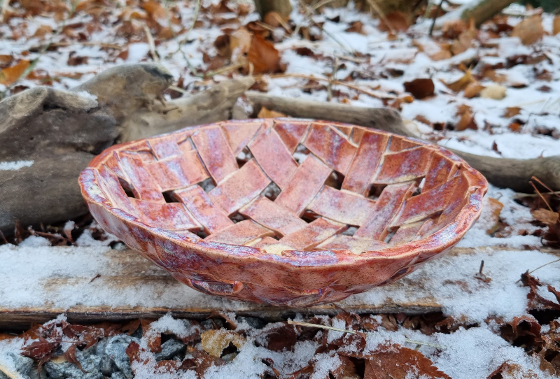 Skål. Diameter 21 cm