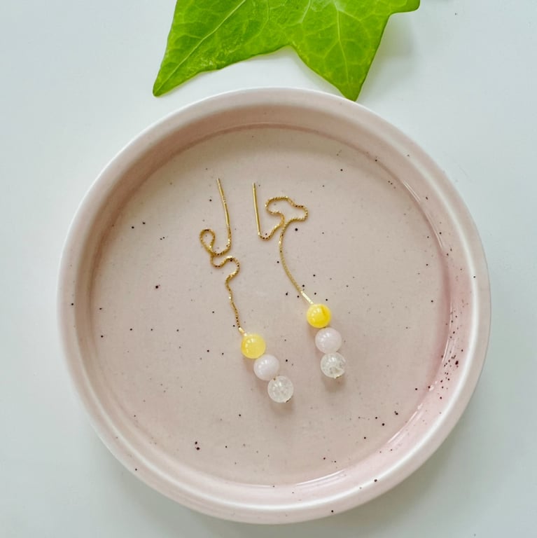 BeYou ørekæde-skift selv krystaller billede 13