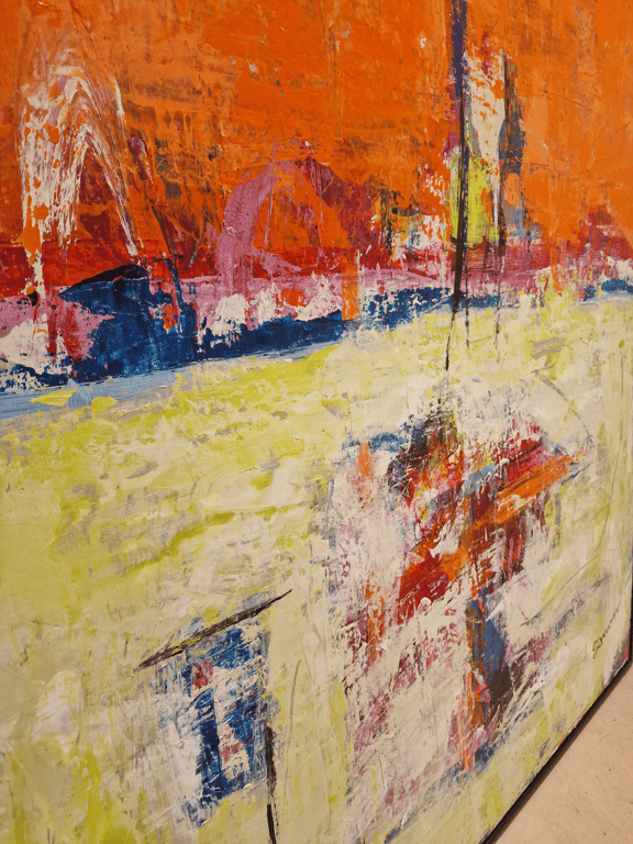 #1269  100x120 cm   SOLD billede 3