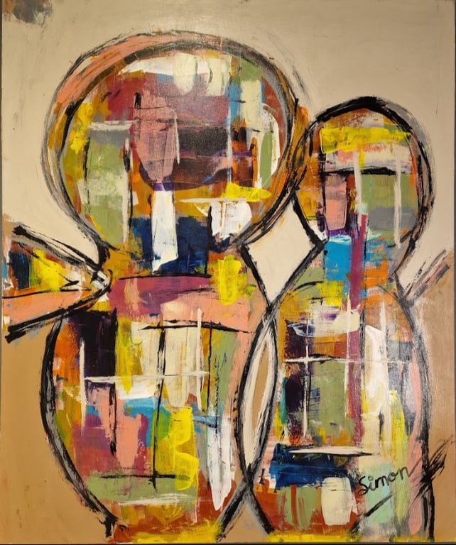 #1179  Maleri100X120cm SOLD