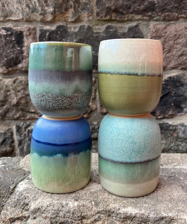 Hånddrejet kop billede 5