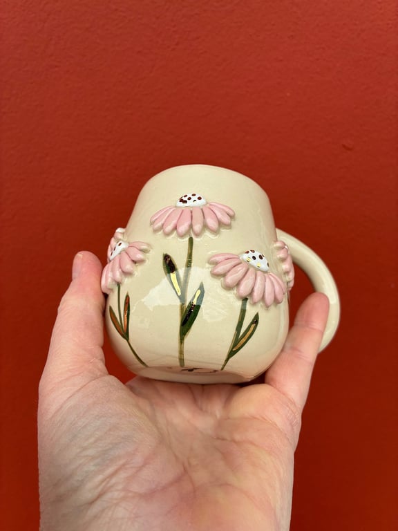 Lille blomsterkop med guld billede 3