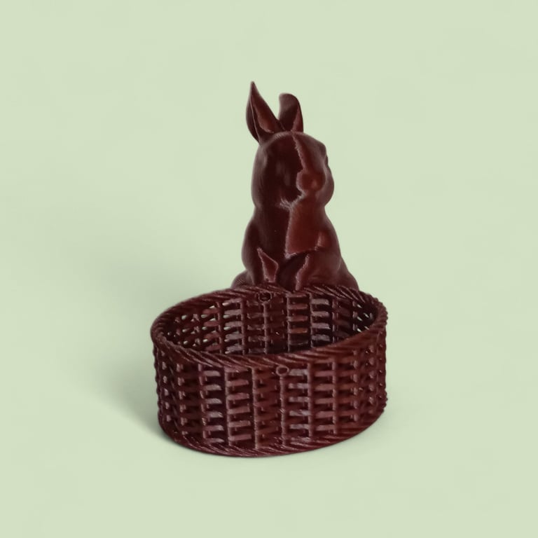 ( TILBUD ) - Påskehare Med Kurv