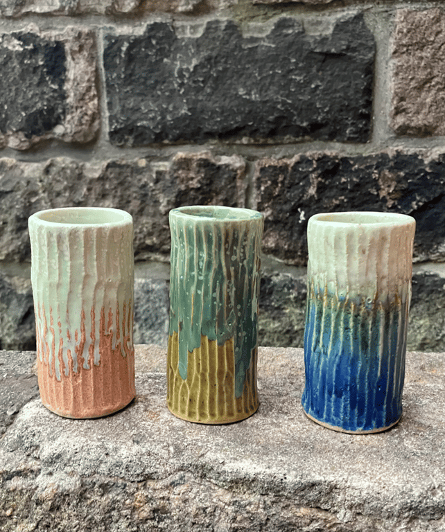 Facetskåret unika vase billede 4