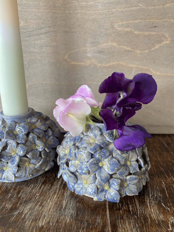 Hortensia stage/vase Blå/Lilla  billede 3