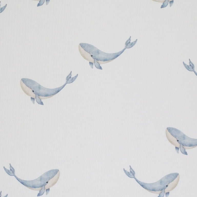 Ribjersey - blå hvaler