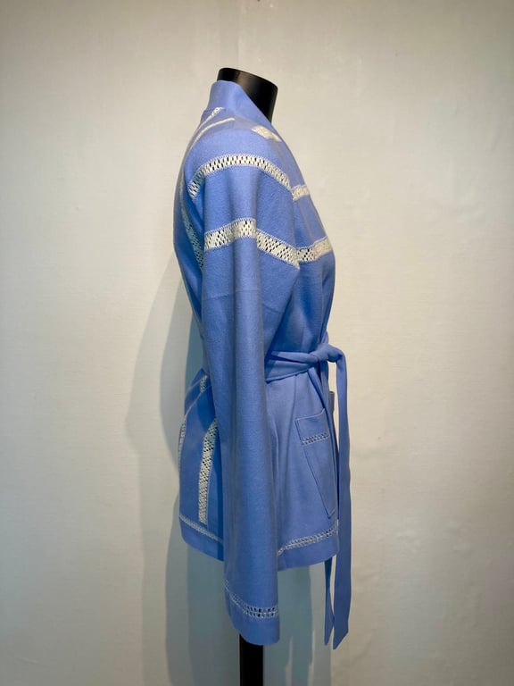 Ingrid-jakke i dueblå billede 2