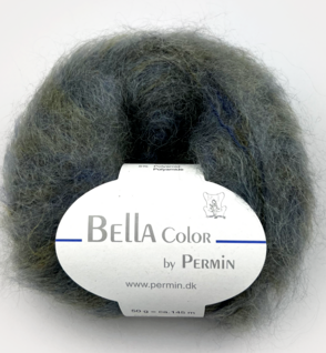 Kit: Florlet raglandbluse på store pinde i Bella color by Permin (10)