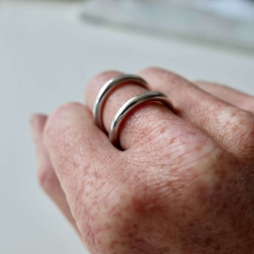 Loop ring sølv (3)
