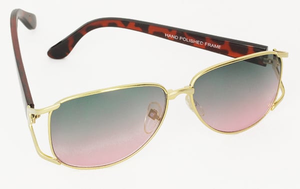 Metalen hippie dames zonnebril