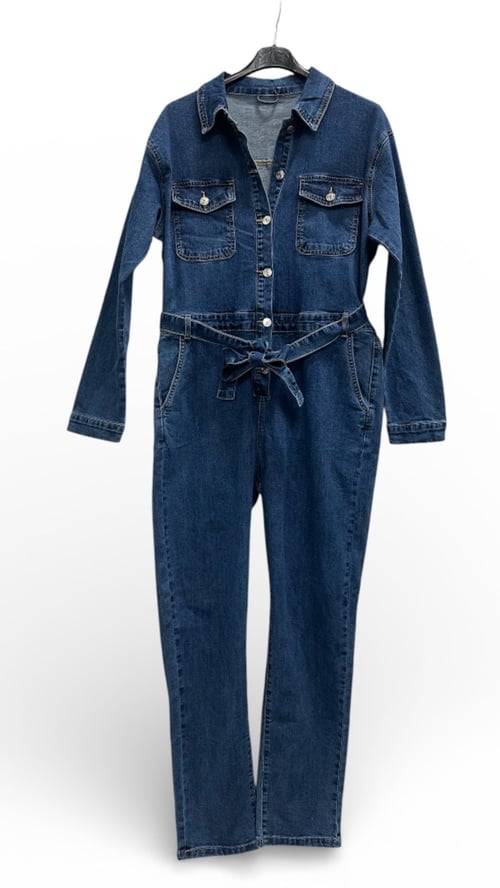 Krista denim Jumpsuit, Denim blue. Findes i str 38-48. (2)