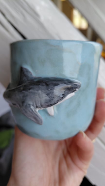 3d kop med hvidhaj billede 2