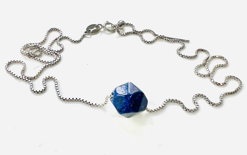 Lapis Lazuli star Cut- vedhæng billede 2