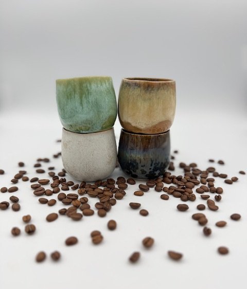 Espressokopper - håndlavet stentøj