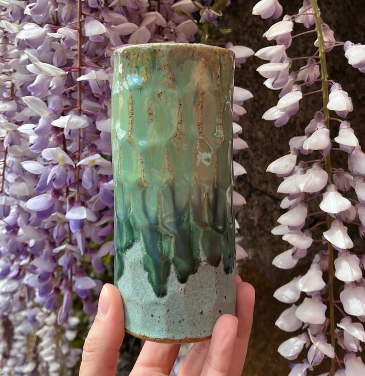 Vase, facetskåret  billede 2