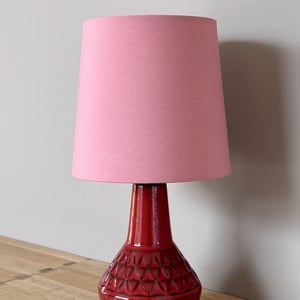 Upcycled vintage bordlampe - Søholm Keramik – produktbillede