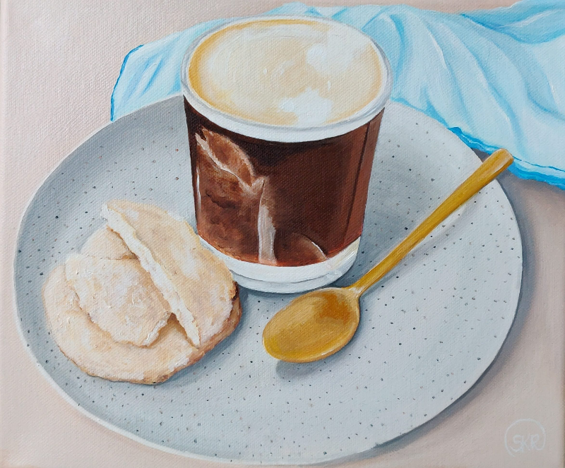 Kaffe med sødt 30*25